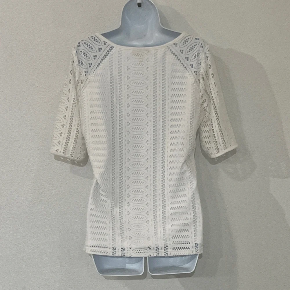 Dana Buchman Lace Top Size S - Picture 5 of 6